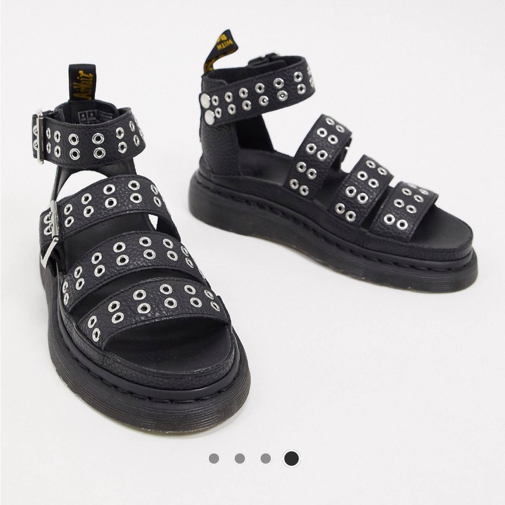 Dr Martens Clarissa II quad eyelet leather sandals - Picture 2 of 9